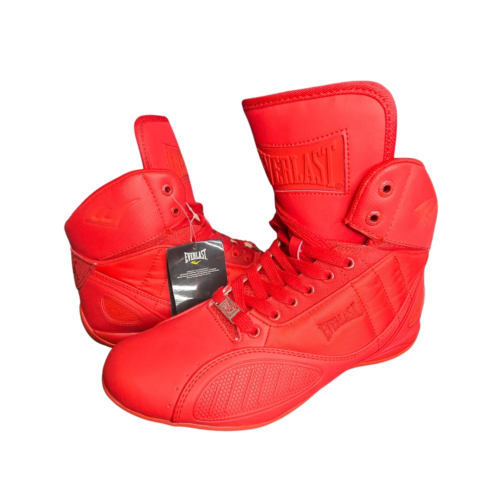 ✨️ Everlast PUNCH1 Red Unisex Boxing Shoes NWT US 8